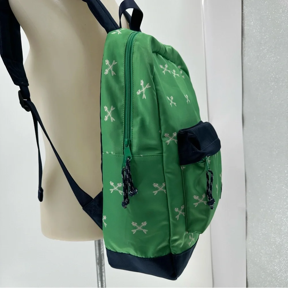 Vineyard Vines Martha’s Vineyard Fishbones Green Blue Backpack